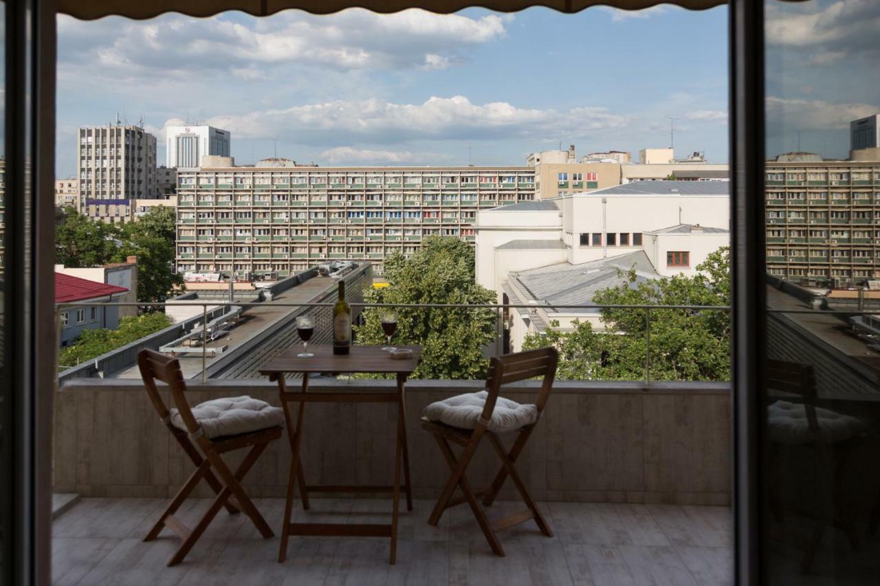 Central Luxury Flat With Terrace - Adela Accommodation - Ideal For Long Stays Bukarest Eksteriør billede