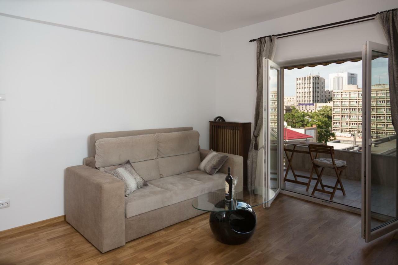 Central Luxury Flat With Terrace - Adela Accommodation - Ideal For Long Stays Bukarest Eksteriør billede